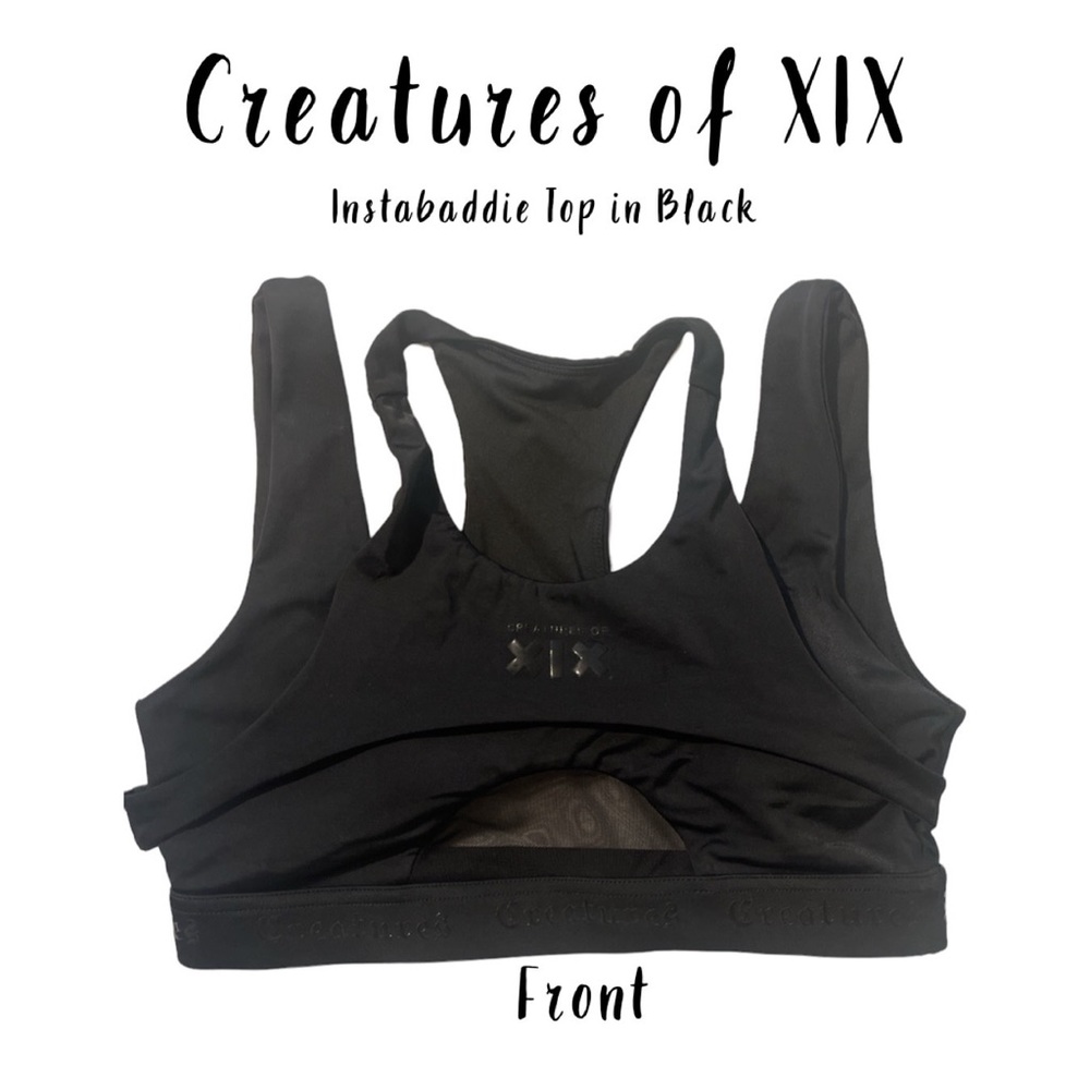 Creatures of XIX Instabaddie top in black
